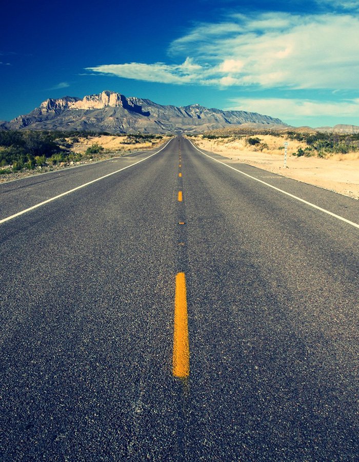 Texas-road Texas road where major car accidents takes place